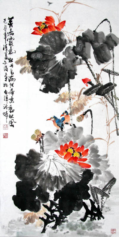 张文波写意花鸟画(精品 中国书画 雅昌艺术论坛